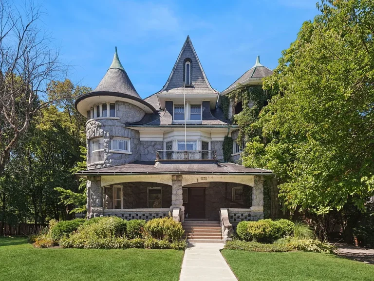 Check out the three-story staircase! Over 8,600 sqft in Evanston. $2,890,000.