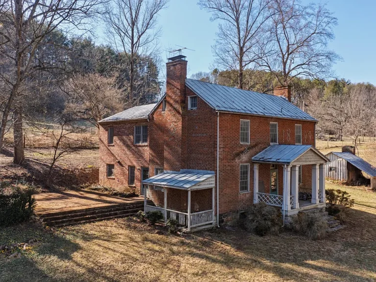 Original pine floors! C. 1829 in Rockbridge Baths. $575,000.