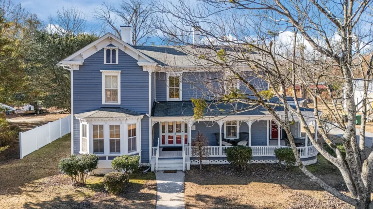 Porch goals! Beautiful original woodwork! C. 1885 in North Carolina. $279,000.