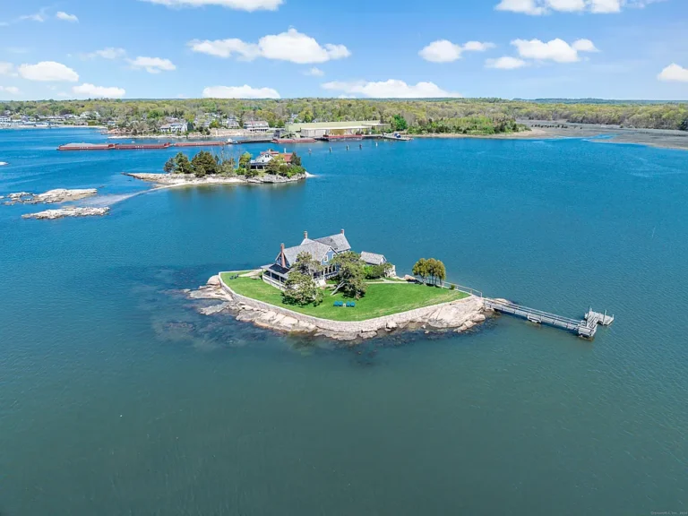 Check out the views!! A private island in Connecticut. $2,250,000.