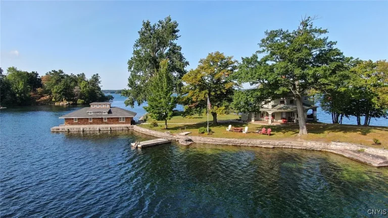 Check out the woodwork! C. 1880 in the 1000 Islands. $1,195,000.