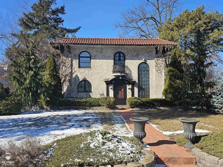 Check out the staircase! Historic Spanish Revival in Michigan. $239,900.