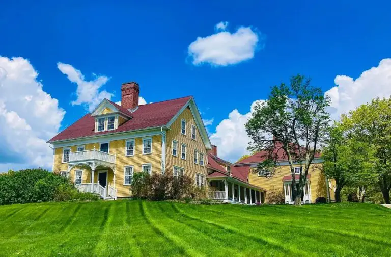 Check out the 14 fireplaces! Massive colonial estate on 126 acres. $2,250,000.