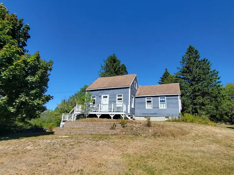 Beautiful pine floors! Renovated C. 1900 cottage on 1.2 acres in Maine. $195,000.