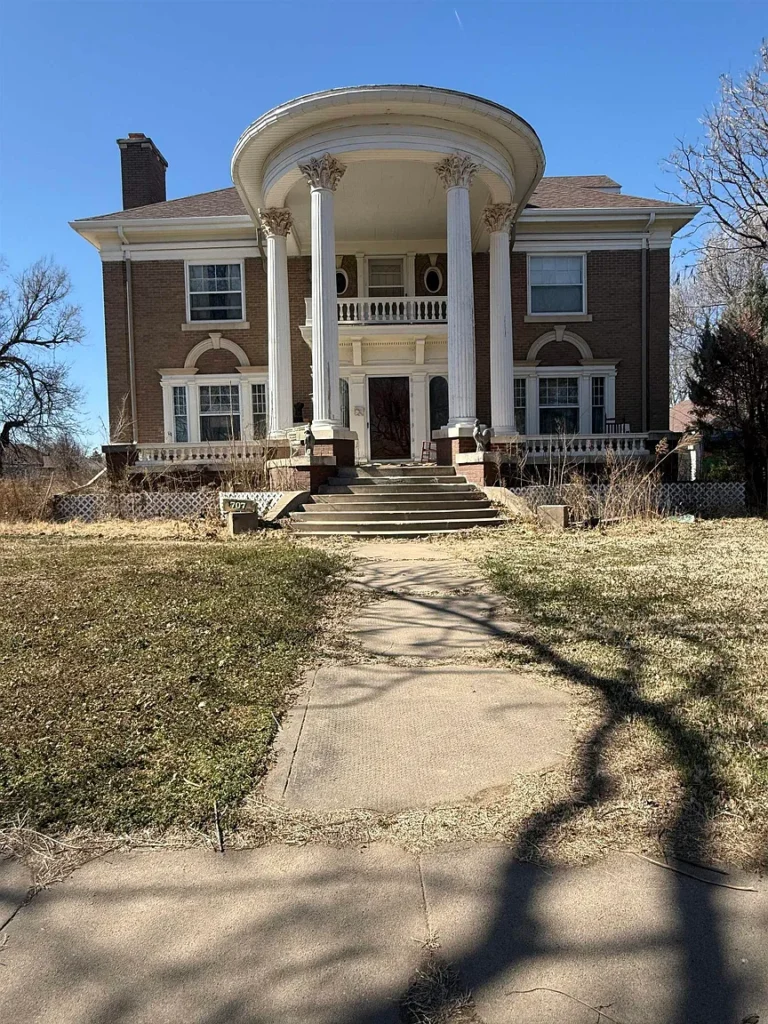 Beautiful woodwork! Grand front porch! C. 1912 in Kansas. $285,000.