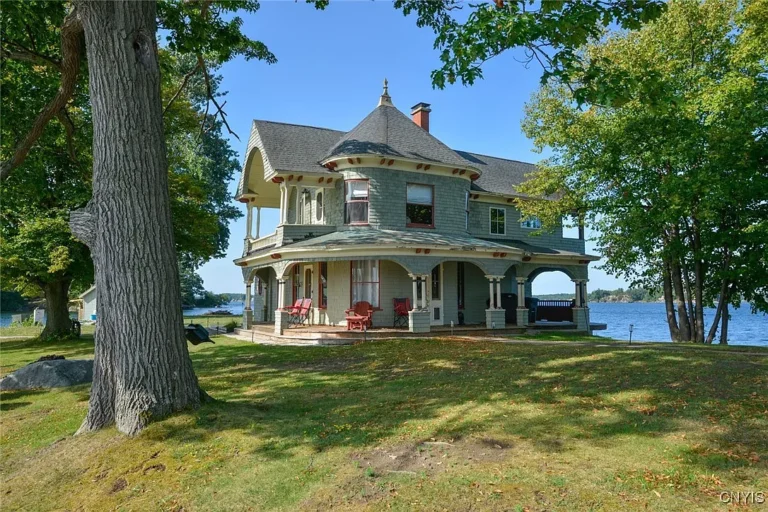 Ultimate island getaway! Historic c. 1880 Victorian on the St. Lawrence. $1,195,000.