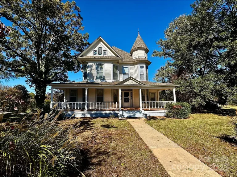 Check out the woodwork! Victorian beauty with a huge yard in NC. $399,000.