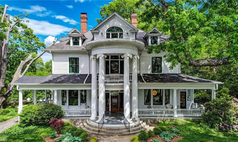 Beautiful woodwork! Incredible gardens! C. 1910 in Greensboro. $1,500,000.