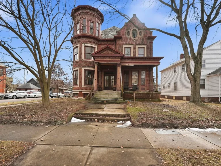 Stunning woodwork and brick! C. 1876 in Indiana. $199,900.