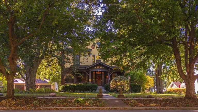Stained glass and pocket doors! Historic gem in Bloomington. $557,000.
