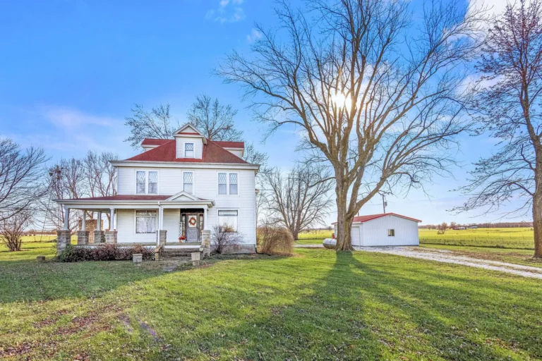 Check out the woodwork! Historic fixer-upper on 5 acres in Fulton. $250,000.
