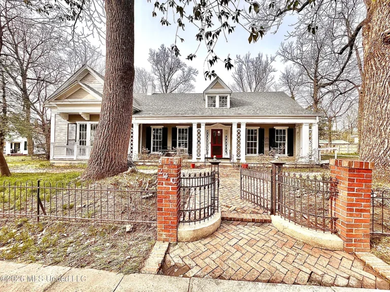 Five fireplaces! C. 1833 in Mississippi. $175,000.