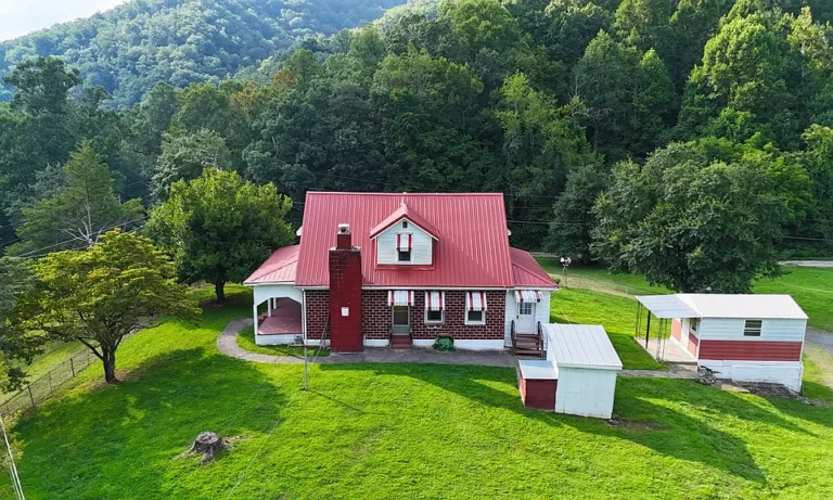 Beautiful brickwork! C. 1940 classic with mountain views in WV. $119,000.
