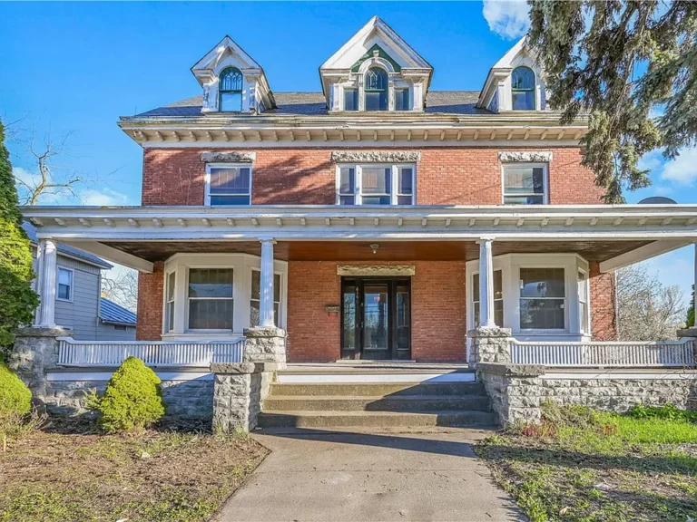 Pretty porches and butler’s pantry! 4 bedrooms in NY. $249,900.