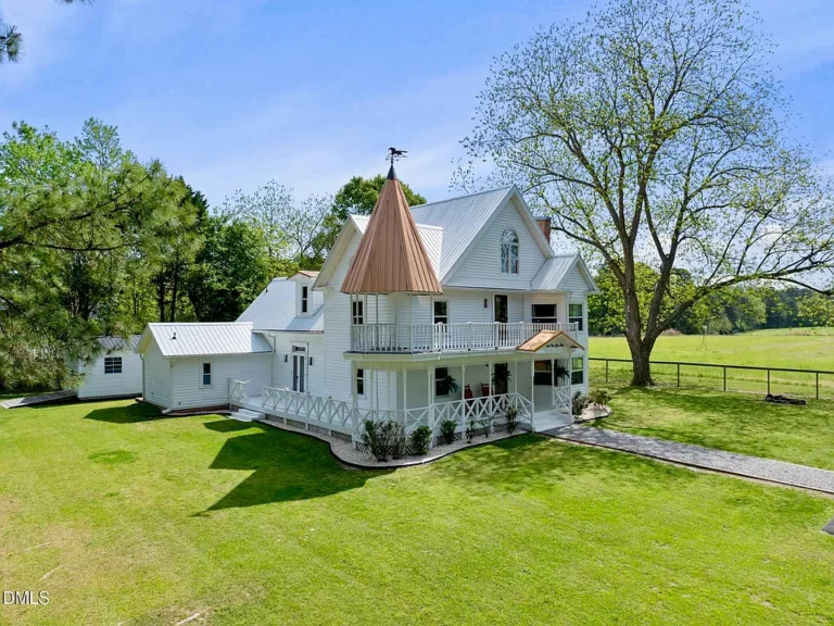 Check out the spire! Historic C. 1895 Victorian on 1.6 acres in NC. $625,000.