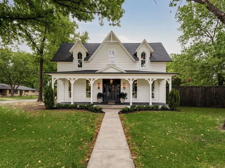 Beautiful woodwork! Great porches! C. 1901 in Texas. $639,000.