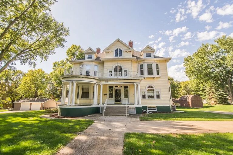 Magnificent George Barber Victorian! Historic details in Iowa. $128,350.