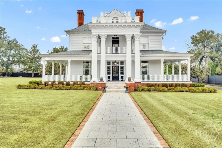 A lot of house for the money! Check out the columns! C. 1907 in Georgia. $995,000.