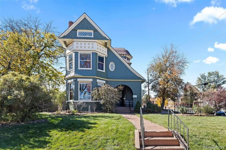 Price Cut! Love the turret and the woodwork! Known as “The Bliss House” in Colorado.