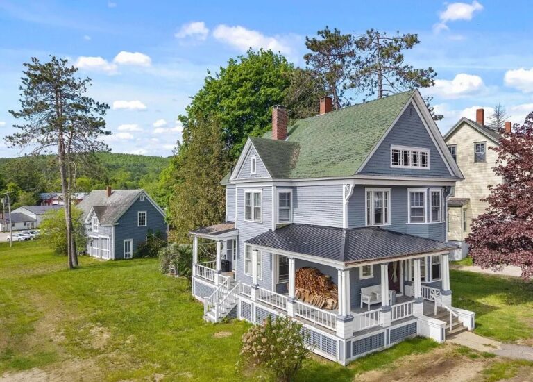 Unpainted woodwork! Historic character! Circa 1909 in Maine for $255,000