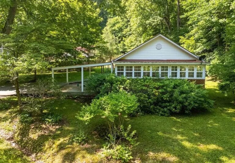Love the setting! Almost three acres! Circa 1940 in North Carolina for $265,000.