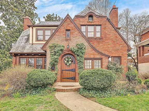 Like a fairytale house! C. 1926 Classic brick Tudor in Virginia. $525,000.
