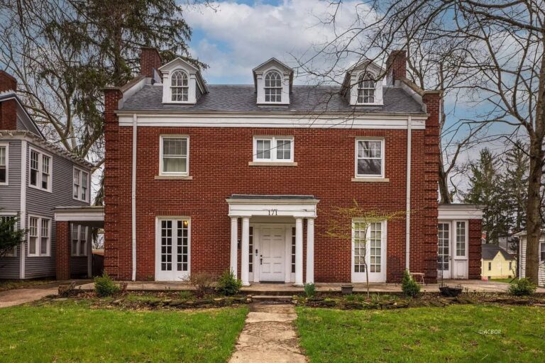 Love the brick exterior! Grand entry hallway! Price cut! Circa 1924 in Ohio.