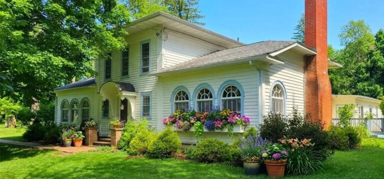 Check the pool! Love the woodwork! 19 acres in New York. $472,000