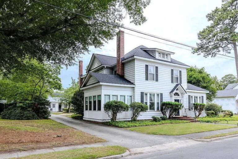 Check that sunroom! $300,000. Lot of house for the money! Circa 1917 in North Carolina.