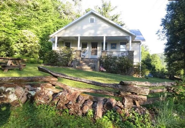 $249,900! Love the front porch! Mountain cottage in North Carolina! Over five acres!