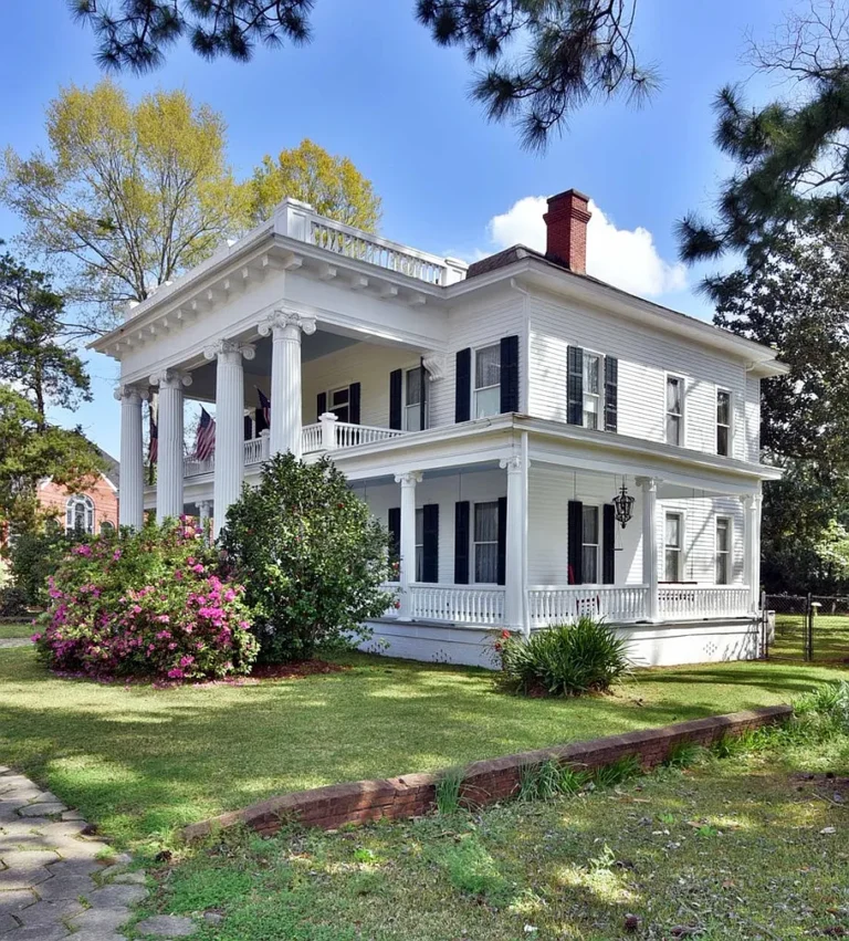$275,000! Love the columns! Circa 1900 Greek Revival in Georgia.