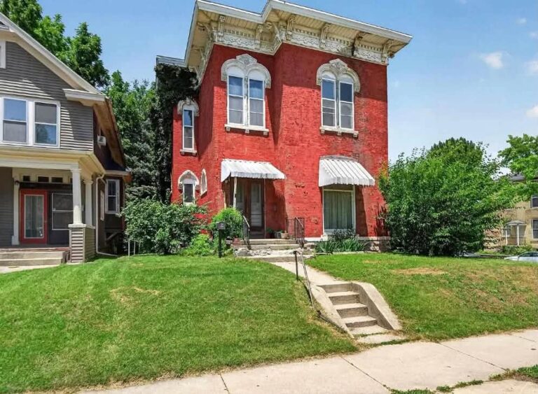 Deal of the Day! Only $109,900! Check out that staircase! Circa 1885 in Indiana.