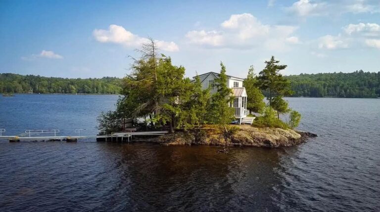 Island time for only $649,000! 360-degree water view!! Circa 1938 in Maine.